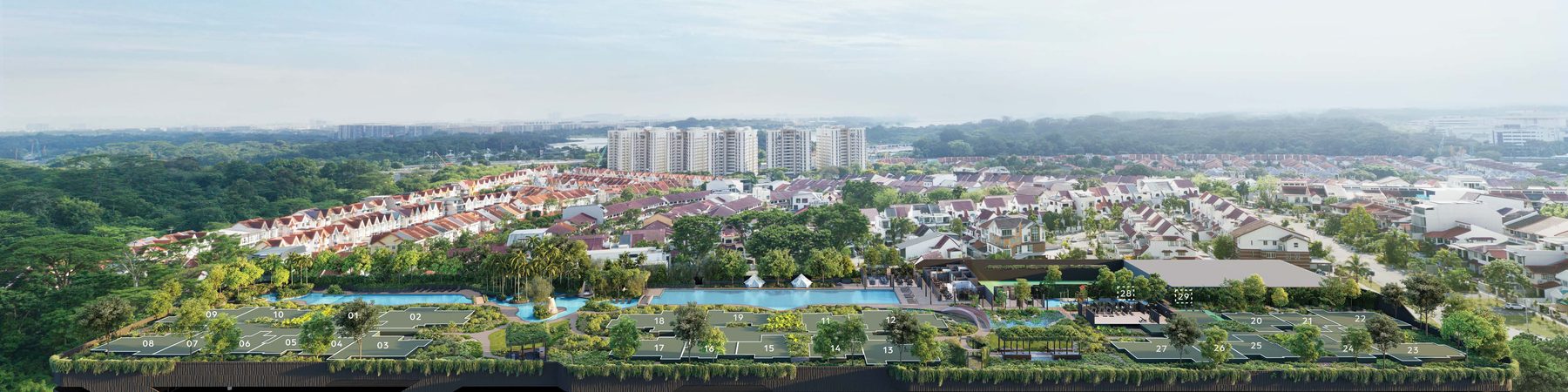 Lentor estate panorama